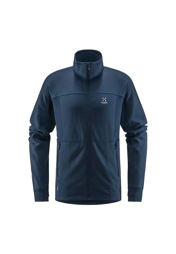 Bluza polarowa męska Haglöfs Betula. Kolor: niebieski. Materiał: polar. Styl: sportowy. Sport: turystyka piesza