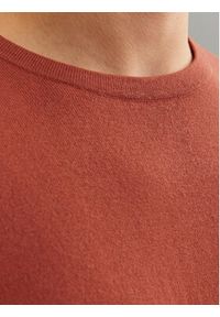 Jack & Jones Sweter 12208364 Pomarańczowy Regular Fit. Kolor: pomarańczowy. Materiał: bawełna #5