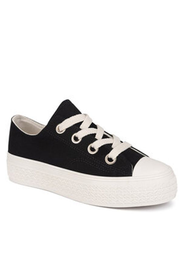 Jenny Fairy Trampki WFA2916-1 Czarny. Kolor: czarny. Materiał: materiał