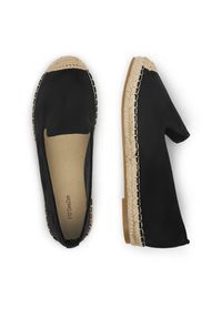 DeeZee Espadryle RS07-18 Czarny. Kolor: czarny. Materiał: materiał #5