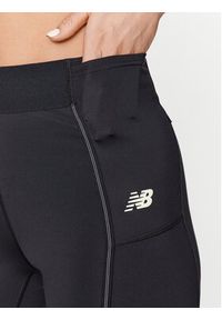 New Balance Szorty sportowe Q Speed Shape Shield Fitted Short WS33283 Czarny Skinny Fit. Kolor: czarny. Materiał: syntetyk