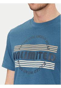 Blend T-Shirt 20718276 Niebieski Regular Fit. Kolor: niebieski. Materiał: bawełna