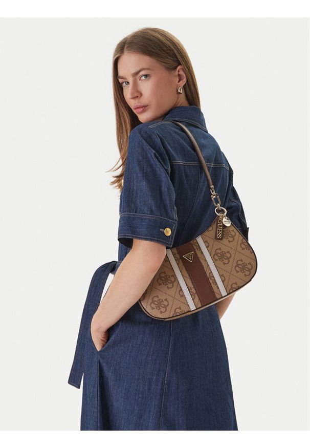 Guess Torebka Noelle II HWSS96 72180 Brązowy. Kolor: brązowy. Materiał: skórzane
