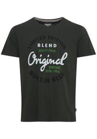 Blend T-Shirt 20715764 Zielony Regular Fit. Kolor: zielony. Materiał: bawełna #1
