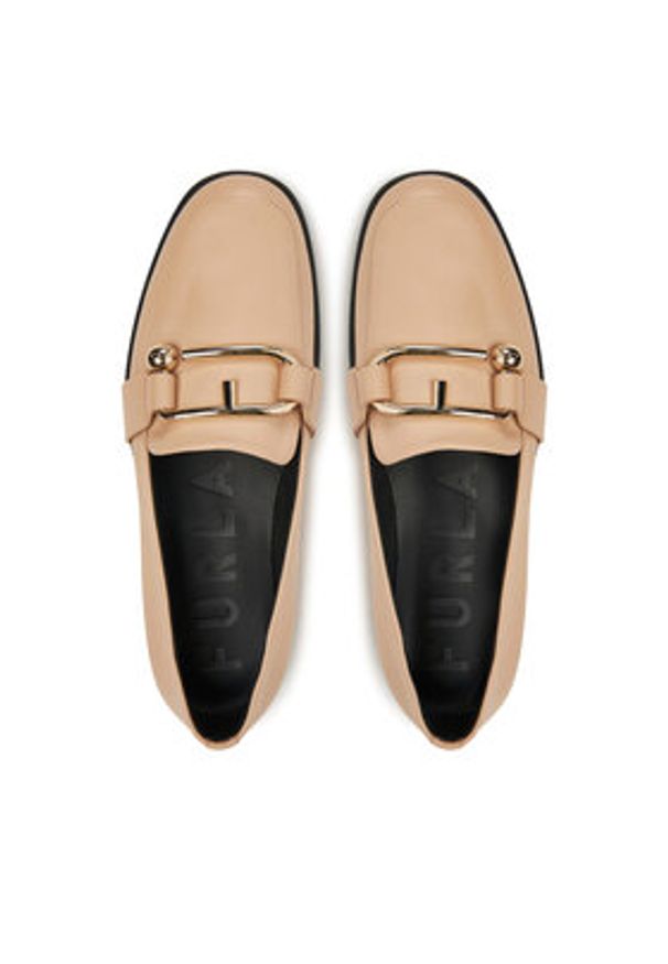 Furla Lordsy Nuvola Loafer YI48FNU X30000 B4L00 Różowy. Kolor: różowy. Materiał: skóra