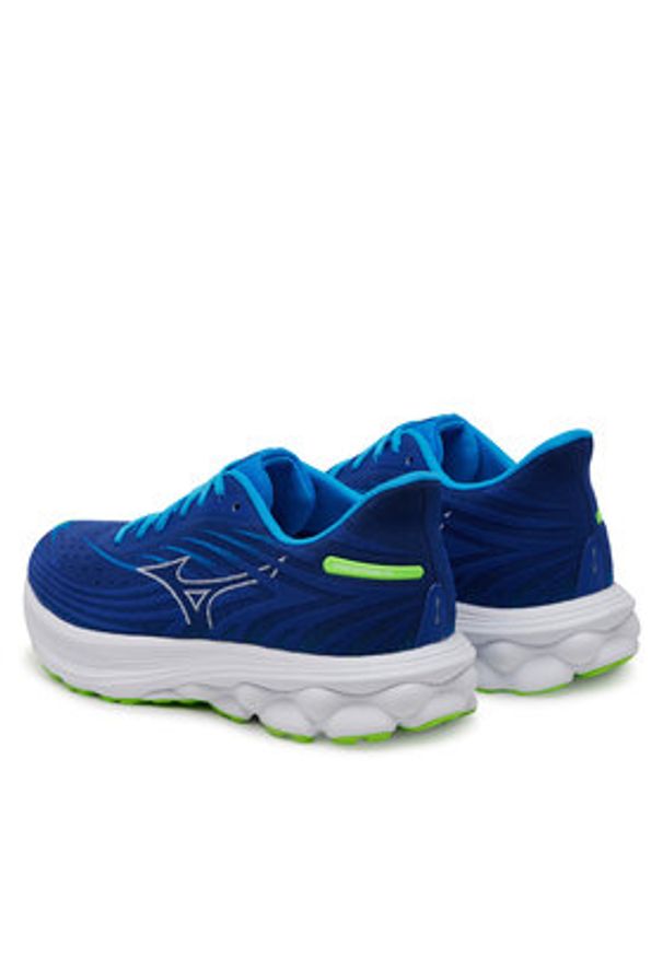 Mizuno Buty do biegania Wave Skyrise 6 J1GC2509 Niebieski. Kolor: niebieski. Materiał: materiał. Model: Mizuno Wave
