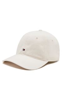 TOMMY HILFIGER - Tommy Hilfiger Czapka z daszkiem Flag '85 Soft 6 Panel Cap AM0AM12531 Biały. Kolor: biały. Materiał: materiał