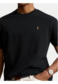 Polo Ralph Lauren T-Shirt 710740727 Czarny Slim Fit. Typ kołnierza: polo. Kolor: czarny. Materiał: bawełna