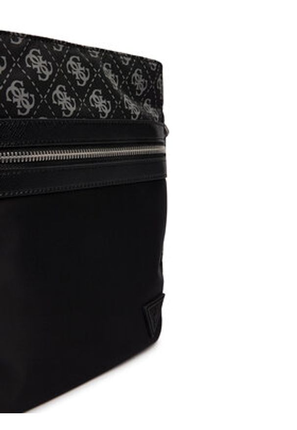 Guess Saszetka HMBENP P6123 Czarny. Kolor: czarny. Materiał: materiał