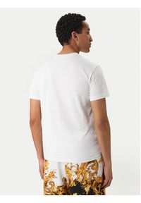 Versace Jeans Couture T-Shirt 80GAH6SB JS541 Biały Slim Fit. Kolor: biały. Materiał: bawełna #3