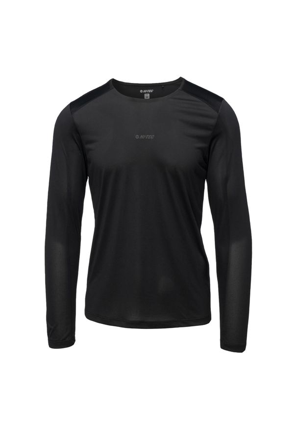Hi-tec - Bluza Damska Elion. Kolor: czarny. Styl: sportowy. Sport: turystyka piesza