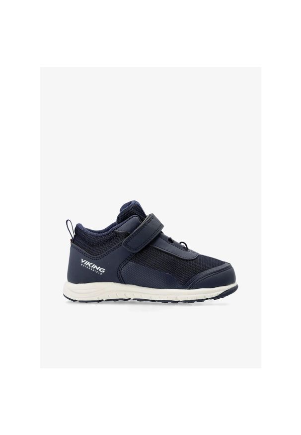 Buty dziecięce Viking Knapper Mid WP 1V. Kolor: niebieski. Sport: turystyka piesza