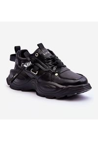 Buty Sportowe Sneakersy GOE MM2N4014 Czarne. Zapięcie: sznurówki. Kolor: czarny. Materiał: skóra #11