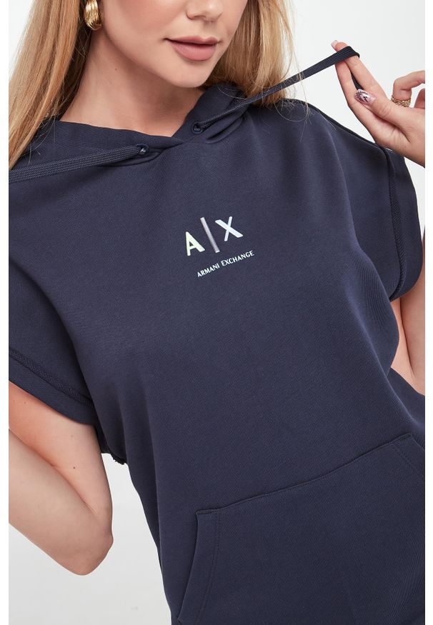 Armani Exchange - Bluza damska bez rękawów ARMANI EXCHANGE. Długość rękawa: bez rękawów