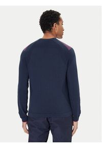 BOSS - Boss Sweter Rowin 50427754 Granatowy Regular Fit. Kolor: niebieski. Materiał: bawełna #6