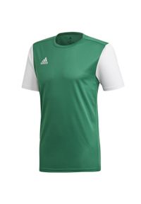Adidas - Koszulka piłkarska męska adidas Estro 19 Jersey. Kolor: biały, wielokolorowy, zielony. Materiał: jersey. Sport: piłka nożna