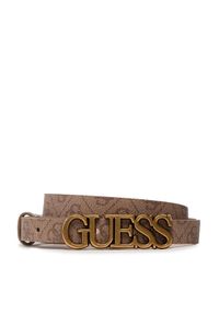 Guess Pasek Damski Noelle Belts BW7727 VIN20 Brązowy. Kolor: brązowy. Materiał: skóra