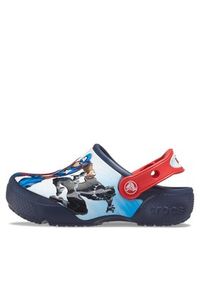 Crocs Klapki Fl Avengers Patch Clog T Clog 207068 Granatowy. Kolor: niebieski. Wzór: motyw z bajki