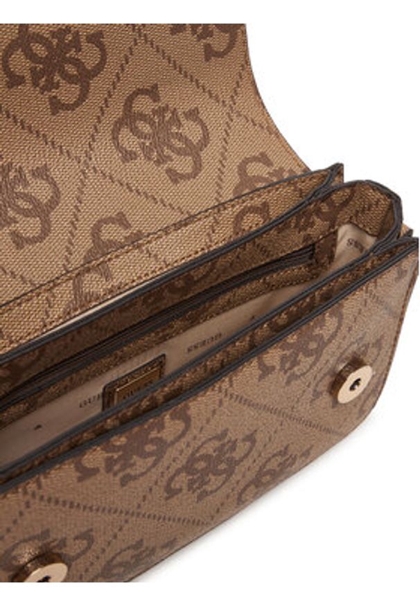 Guess Torebka Janie HWOS99 24210 Brązowy. Kolor: brązowy. Materiał: skórzane