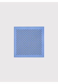 Pako Lorente - PAKO LORENTE – Niebieska poszetka w mikrowzór. Kolor: niebieski. Materiał: bawełna #1