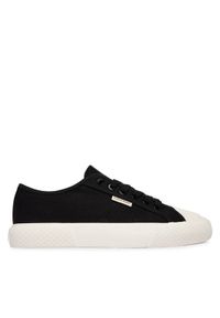 Calvin Klein Trampki Vulc Low Lace Up Canvas HW0HW02975 Czarny. Kolor: czarny. Materiał: materiał #1