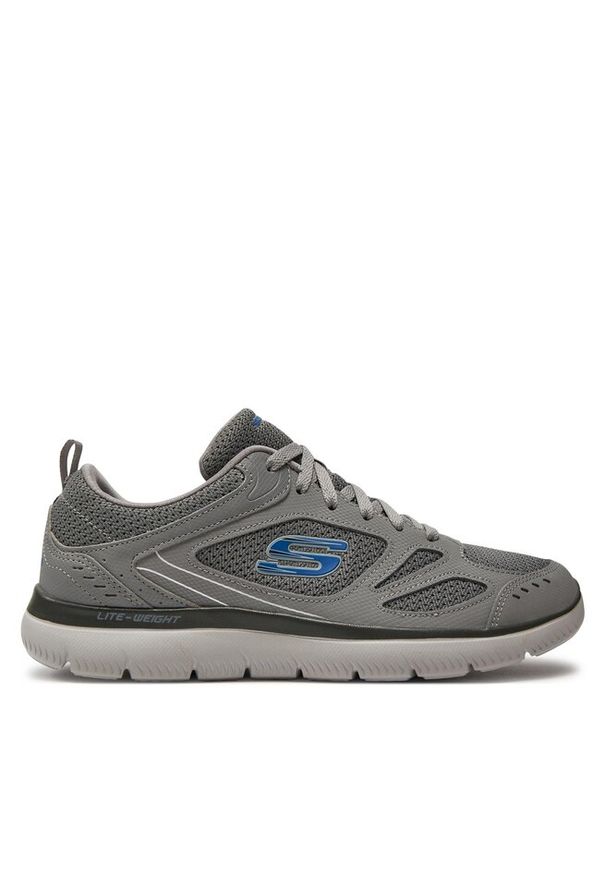 skechers - Sneakersy Skechers. Kolor: szary