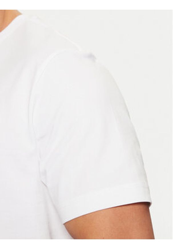 TOMMY HILFIGER - Tommy Hilfiger T-Shirt MW0MW38076 Biały Regular Fit. Kolor: biały. Materiał: bawełna