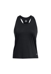 Damski tank top Under Armour Streaker. Kolor: czarny. Długość rękawa: bez rękawów. Sport: bieganie #1