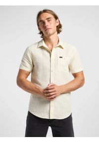 Lee - MESKA KOSZULA LEE SS LEESURE SHIRT PIONEER ECRU 112363814 #1