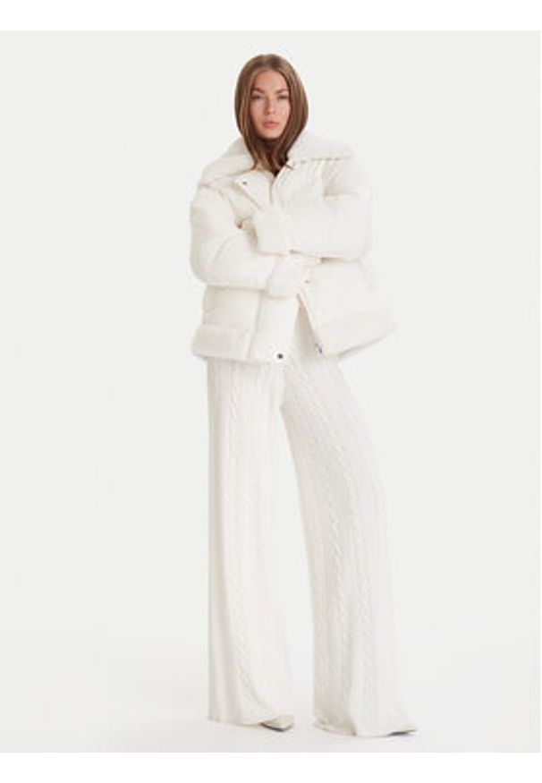 BOSS Kurtka zimowa C_Pajuna 50548173 Écru Relaxed Fit. Materiał: syntetyk. Sezon: zima