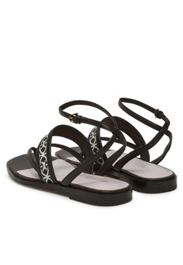 Coccinelle Sandały E4 QWS 40 01 01 Czarny. Kolor: czarny. Materiał: skóra