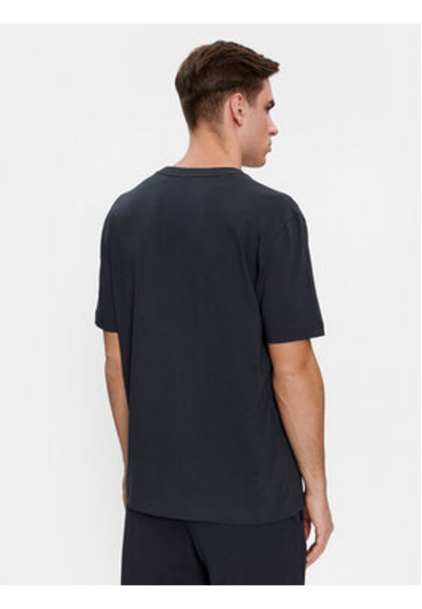 BOSS - Boss T-Shirt Tee 8 50506372 Granatowy Regular Fit. Kolor: niebieski. Materiał: bawełna