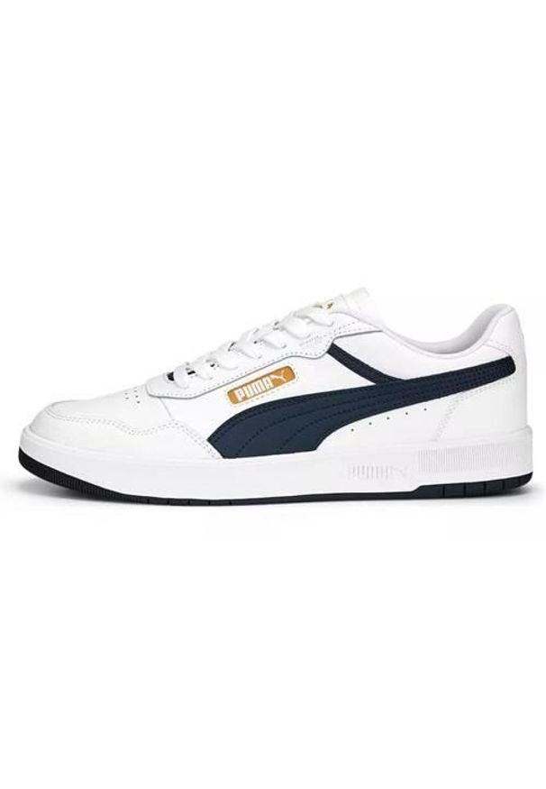 Buty do chodzenia męskie Puma Court Ultra. Zapięcie: sznurówki. Kolor: wielokolorowy, biały. Materiał: skóra, materiał, syntetyk. Szerokość cholewki: normalna. Sport: turystyka piesza
