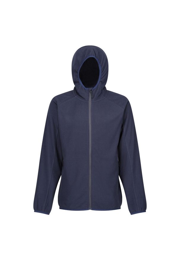 Regatta - Bluza Polarowa Męska Pełen Suwak Navigate. Kolor: szary, niebieski, wielokolorowy. Materiał: polar. Sezon: zima. Styl: sportowy. Sport: turystyka piesza