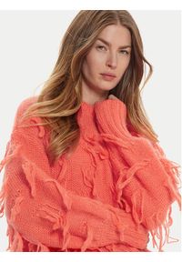 ViCOLO Sweter 33050S Pomarańczowy Regular Fit. Kolor: pomarańczowy. Materiał: syntetyk #5