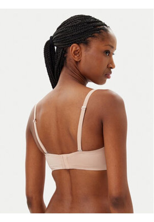 Hunkemöller Biustonosz push-up Smooth 206739 Beżowy. Kolor: beżowy. Materiał: syntetyk. Rodzaj stanika: push-up