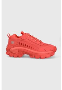 CATerpillar - Caterpillar buty Intruder kolor czerwony. Nosek buta: okrągły. Zapięcie: sznurówki. Kolor: czerwony. Materiał: guma #1