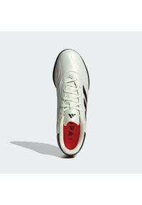 Adidas - Buty Copa Pure II League TF. Kolor: biały, czerwony, wielokolorowy, czarny. Materiał: materiał, skóra