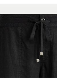 Lauren Ralph Lauren Spodnie materiałowe 200735136001 Czarny Wide Leg. Kolor: czarny. Materiał: len #2
