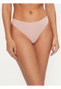 Calvin Klein Underwear Komplet 3 par stringów 000QD3558E Różowy. Kolor: różowy. Materiał: syntetyk #6