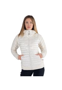 columbia - Kurtka puchowa damska Columbia Labyrinth Loop Hooded. Kolor: biały. Materiał: puch. Sport: turystyka piesza