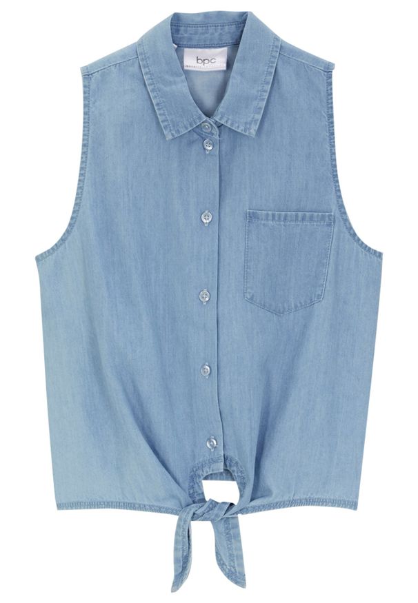 bonprix - Bluzka dziewczęca. Kolor: niebieski