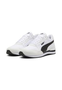 Puma - Sneakersy nylonowe unisex ST Runner v4 PUMA White Black Cast Iron Gray. Kolor: biały, wielokolorowy, czarny, szary. Materiał: guma, syntetyk, tkanina, materiał