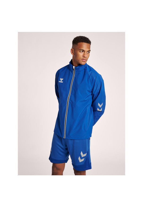 Kurtka Hummel hmlLEAD training. Kolor: niebieski. Sport: piłka ręczna