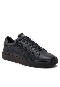 Calvin Klein Sneakersy Low Top Lace Up W/Zip HM0HM01475 Czarny. Kolor: czarny #3