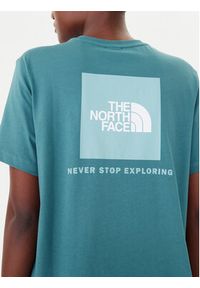 The North Face T-Shirt Redbox NF0A87NK Niebieski Relaxed Fit. Kolor: niebieski. Materiał: bawełna #4