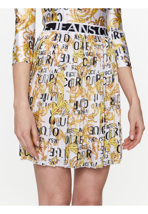Versace Jeans Couture Spódnica plisowana 74HAE820 Kolorowy Regular Fit. Materiał: syntetyk. Wzór: kolorowy