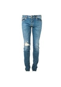 Diesel Jeansy "Sleenker". Materiał: jeans. Wzór: aplikacja #1