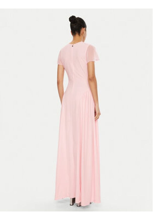 ROTATE Sukienka wieczorowa 113630 Różowy Regular Fit. Kolor: różowy. Materiał: syntetyk. Styl: wizytowy