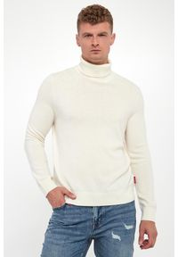 JOOP! Jeans - Golf męski wełniany Larsor JOOP! JEANS. Typ kołnierza: golf. Materiał: wełna #1